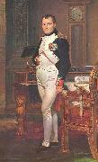 Jacques-Louis David Napoleon in His Study painting